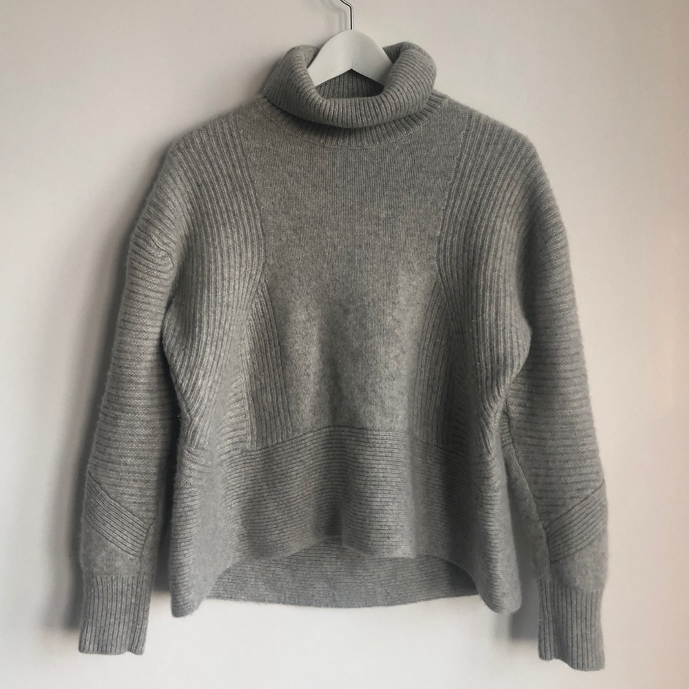 Kit and Ace Cashmere Ash Sweater - Light Grey (XS)